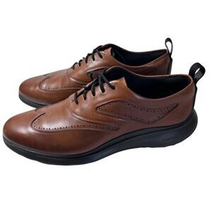 Mens Cole Haan 3.Zerogrand wingtip brown Oxfords size 10M